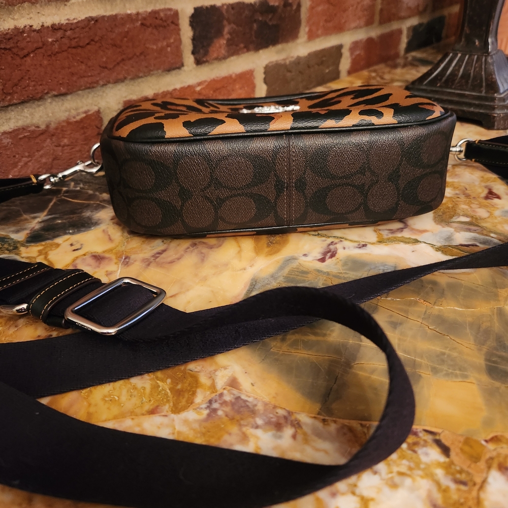 Coach Leopard Print Crossbody Bag - Picture 2 of 5